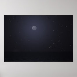 Póster Anoche con estrellas