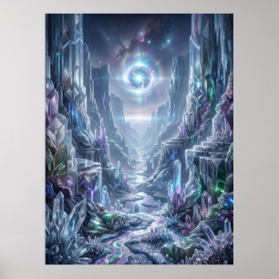 Póster Anomalía de Luz del Cañón de Cristal