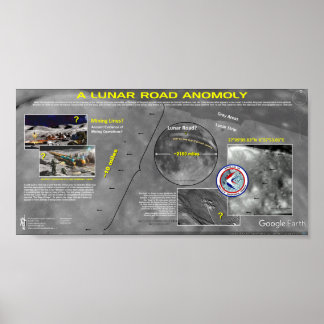 Póster Anomolía de la carretera lunar