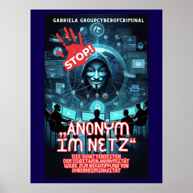 Póster Anonym im Netz  (Frente)