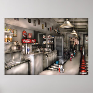 Póster Años 1950 - La Fuente de la Soda