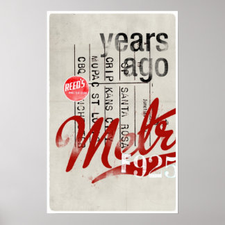 Póster Años atrás