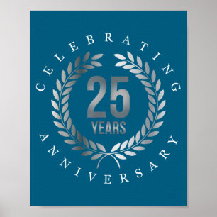 Póster Años Celebrando 25 25º