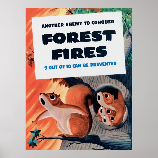 Póster Another Enemy To Conquer Forest Fires (Frente)