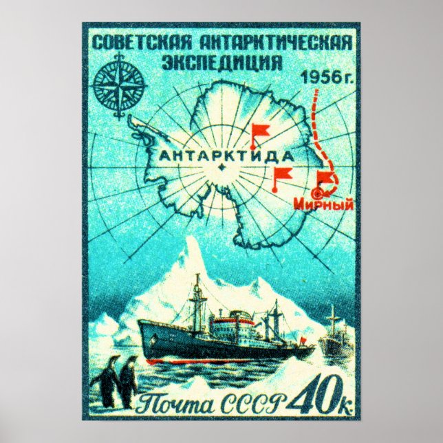 Póster Antártida 1956 (Frente)