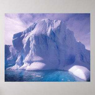 Póster Antártida. Paisajes de hielo antárticos