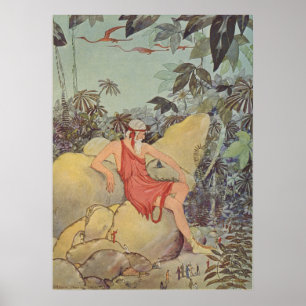Póster Antaus y los pigmeos