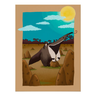 Póster Anteater - Tamanduá