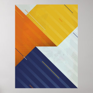 Póster Antecedentes abstractos. Grunge textura. Geo trian