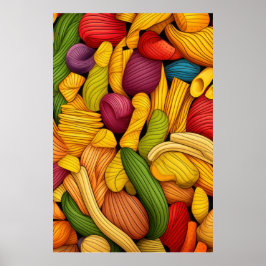 Póster Antecedentes artísticos de la pasta