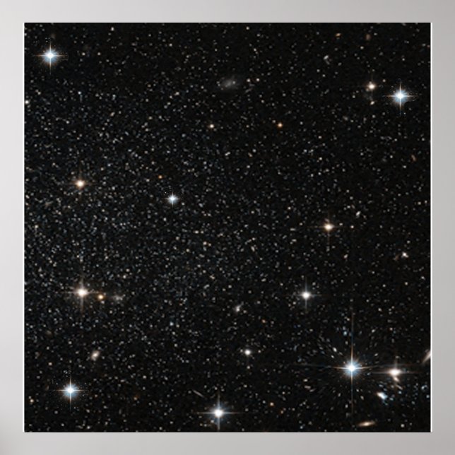 Póster Antecedentes - Cielo nocturno y estrellas (Frente)