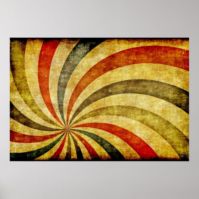 Póster Antecedentes vintage como circo de carnaval (Frente)