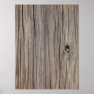 Póster Antecedentes Vintage de madera templada - Vieja ma