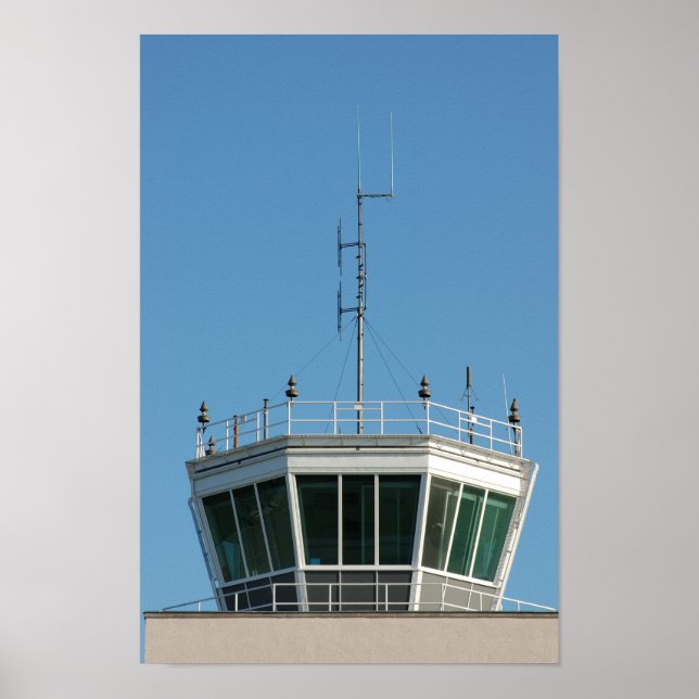Póster Antena de la torre de control de aire (Frente)