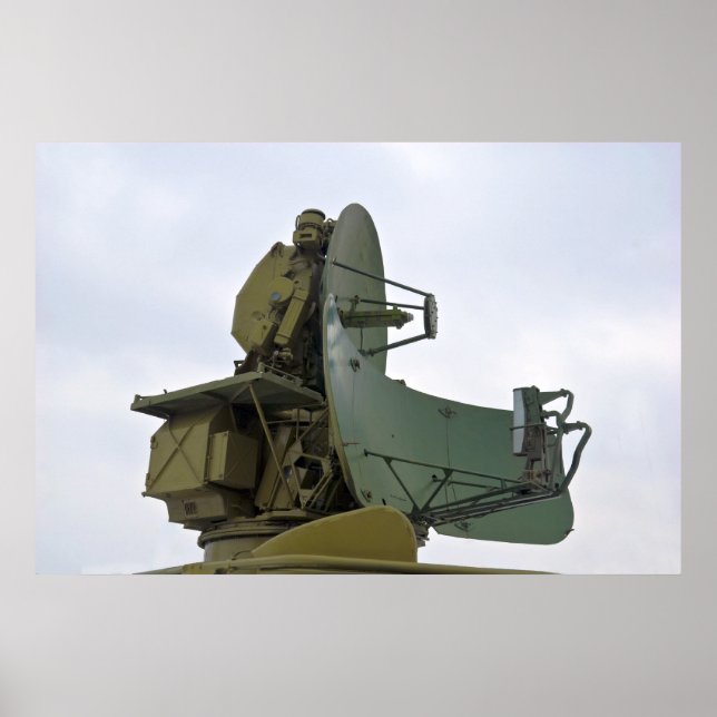 Póster antena de radar militar (Frente)