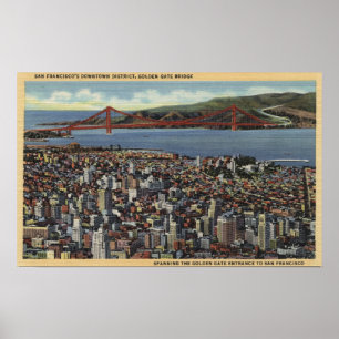 Póster Antena del centro de la ciudad entero