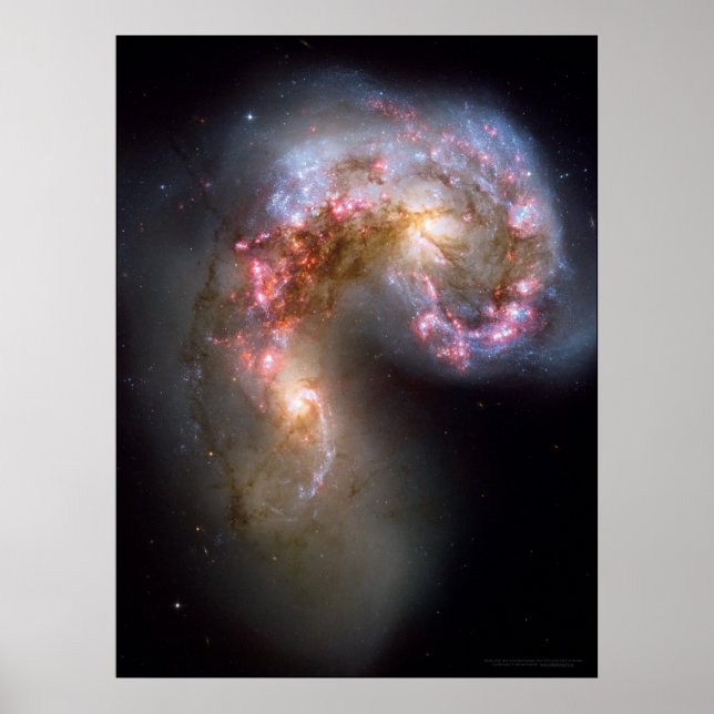 Póster Antenas Galaxies 18x24 (21x28) (Frente)