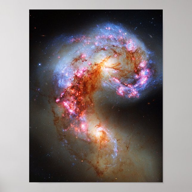 Póster Antennae Galaxies (Frente)