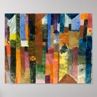 Póster Antes de la ciudad: Paul Klee 1915