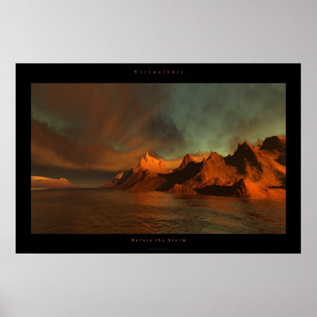 Póster Antes de la tormenta (Frente)