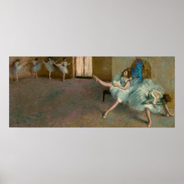 Póster Antes del ballet - Edgar Degas Bella Artes (Frente)