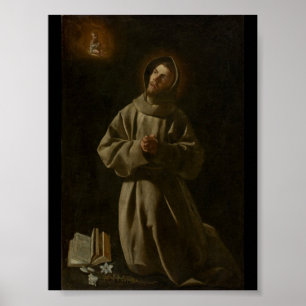 Póster Anthony de Padua (Francisco de Zurbarán, 1627-30)