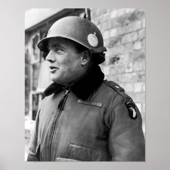 Póster Anthony McAuliffe - Batalla del Grande (Frente)