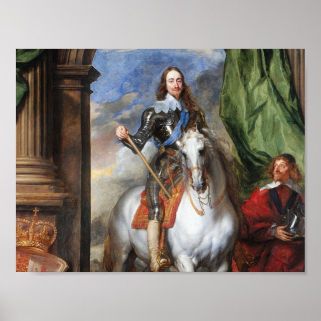 Póster Anthony Van Dyck - Charles I (Frente)