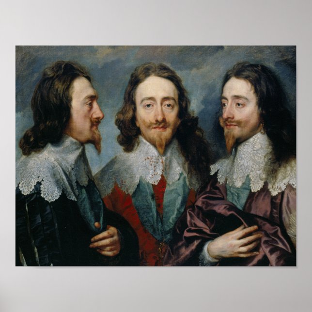Póster Anthony van Dyck - Charles I (1600-49) (Frente)