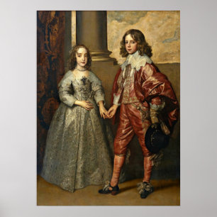 Póster Anthony van Dyck - William con su novia