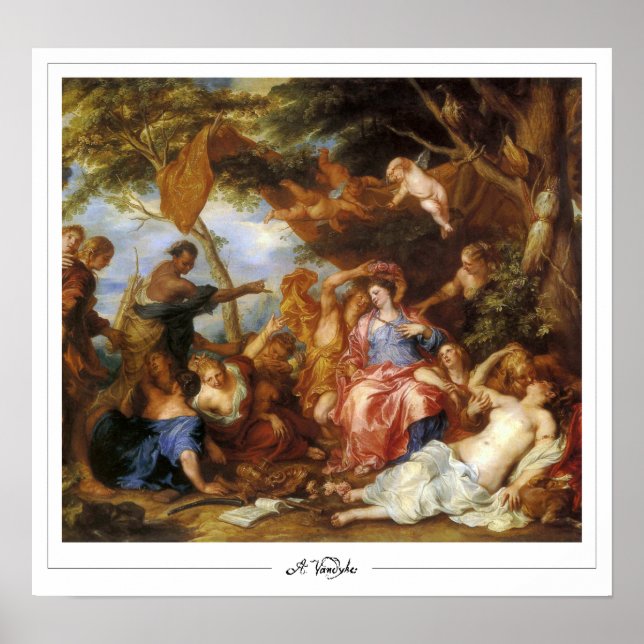 Póster Anthony van Dyck Zedign Art Poster #904 (Frente)