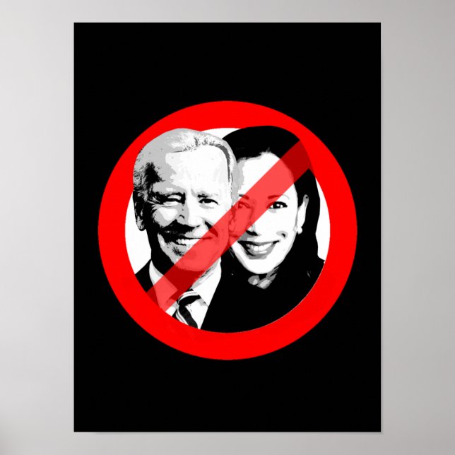 PÓSTER ANTI BIDEN HARRIS (Frente)