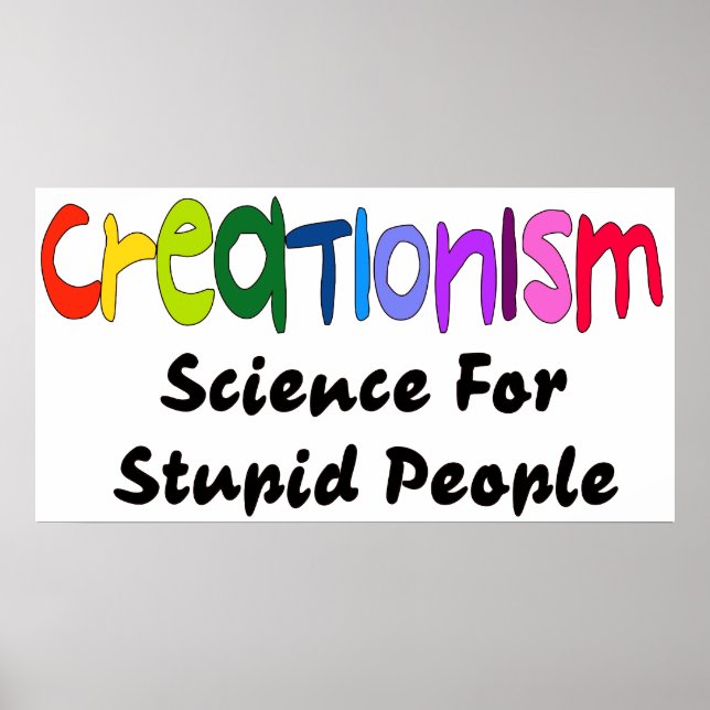 Póster Anti-Creationism (Frente)