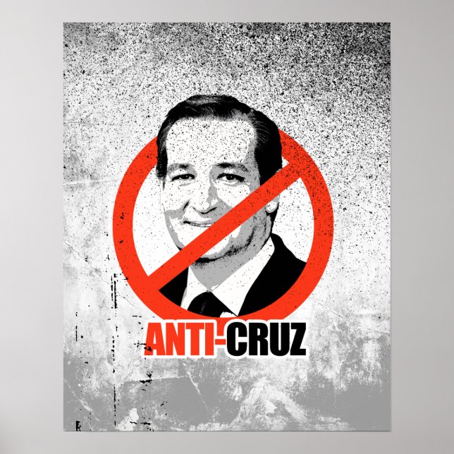 Póster Anti-Cruz (Frente)
