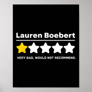 Póster Anti-gop Lauren Boebert Colorado Humor Político F