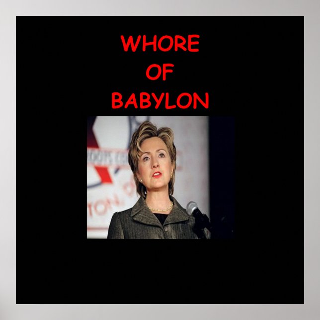 Póster anti hillary 2016 (Frente)