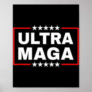 Póster Anti Joe Biden Ultra Maga 