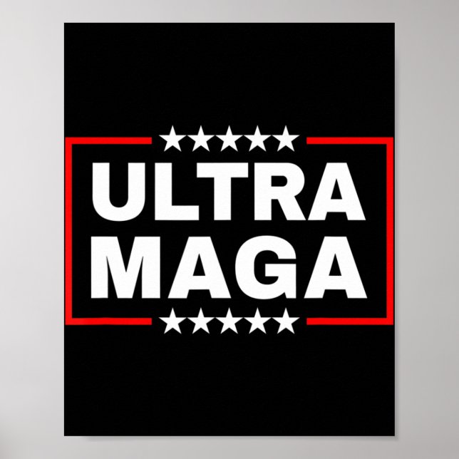 Póster Anti Joe Biden Ultra Maga (Frente)