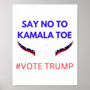 Póster Anti Kamala Harris