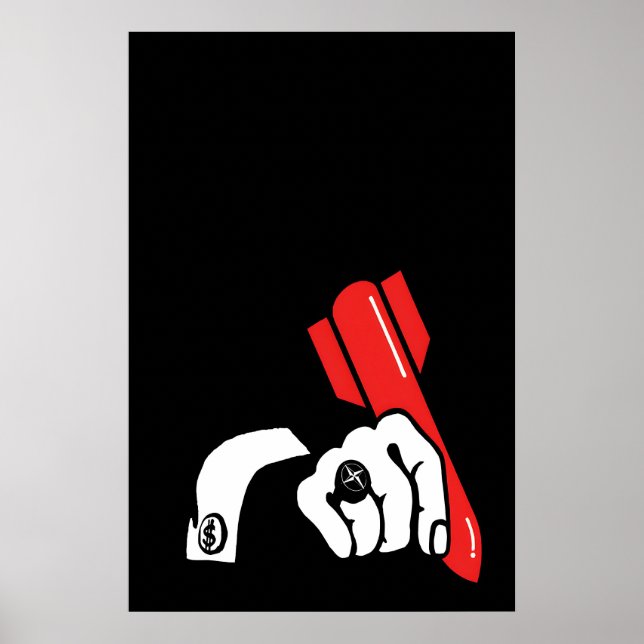 Póster anti NATO de Alemania Oriental (Frente)