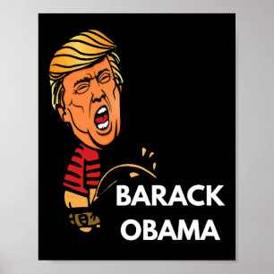 Póster Anti Obama Pro Trump Conservador Patriota Política