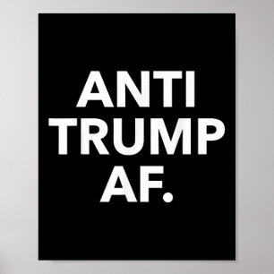 Póster Anti Trump Af