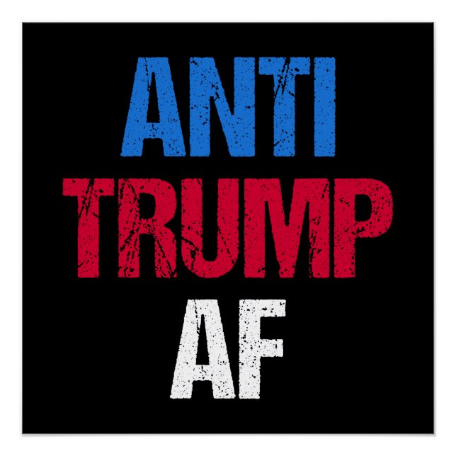 Póster Anti-Trump AF (Anverso)