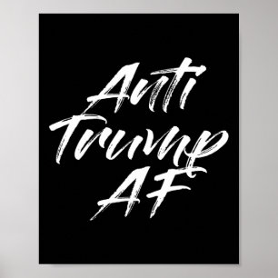 Póster Anti Trump Af S Político