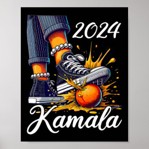 Póster Anti-trump Kamala Harris 2024