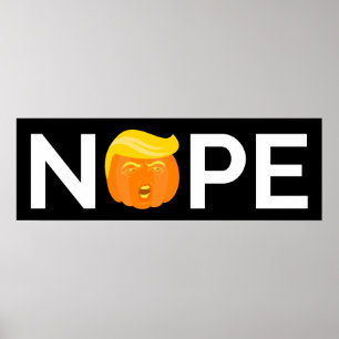Póster Anti-Trump - No edición Halloween I