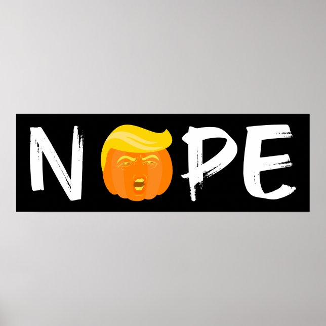 Póster Anti-Trump - No edición Halloween II (Frente)
