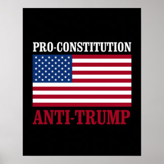 Póster Anti-Trump pro-Constitución - Anti-Trump —