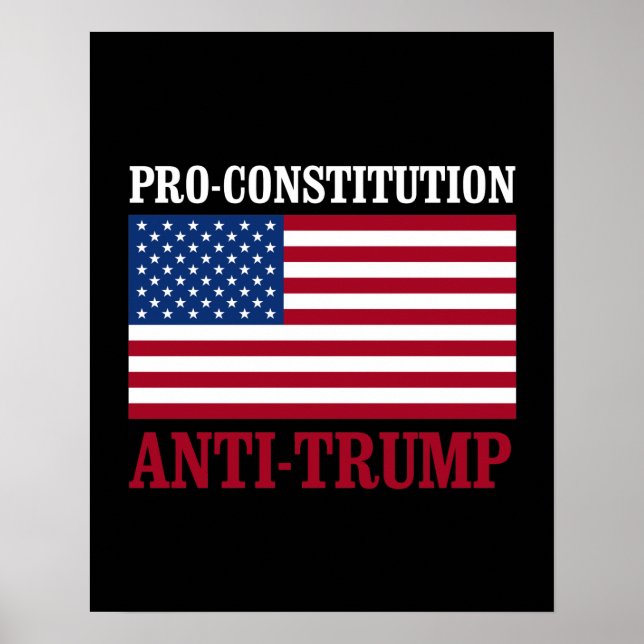 Póster Anti-Trump pro-Constitución - Anti-Trump — (Frente)