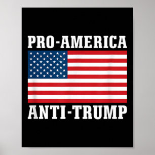 Póster Anti-trump pro-estadounidense